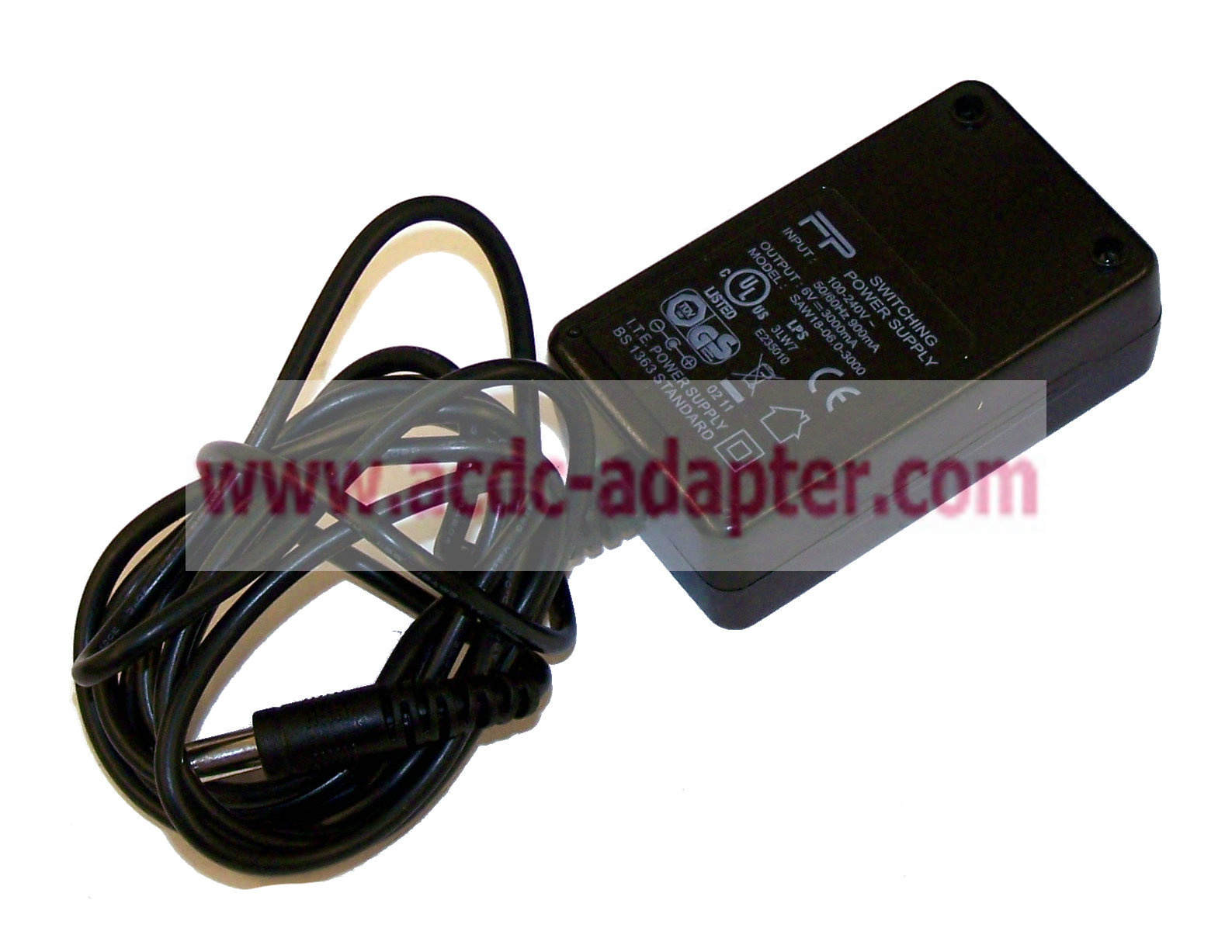 NEW FP SAW18-06.0-3000 Power supply 6VDC 3000mA AC Adapter NEW FP SAW18-06.0-3000 Power supply 6VDC 3000mA AC Adapter